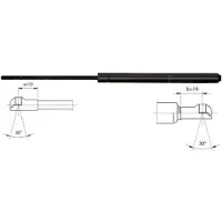 METZGER 2110415 Gasfeder Heckklappendämpfer für BMW X5 (E53) 529mm