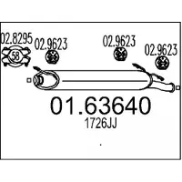 MTS Endschalldämpfer 01.63640