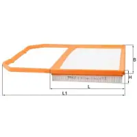 MAHLE ORIGINAL Luftfilter MAHLE LX4632