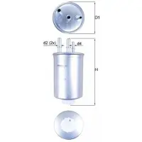 MAHLE ORIGINAL Kraftstofffilter MAHLE KL 505