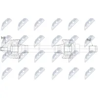 NTY NPW-BM-237 Antriebswelle Hinten Rechts für BMW X3 (G01, F97)