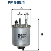FILTRON Kraftstofffilter PP988/1