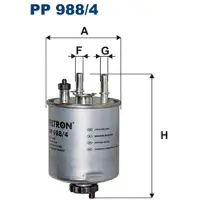 FILTRON Kraftstofffilter PP988/4