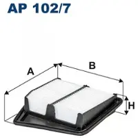 FILTRON Luftfilter AP102/7