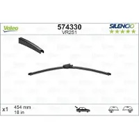 Valeo Wischblatt hinten 454 mm IAM-Expertise passend für u.a. VW MULTIVAN