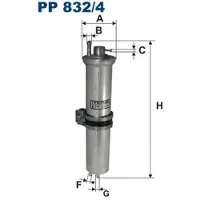 FILTRON Kraftstofffilter PP 832/4