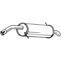 Bosal Endschalldämpfer 154-479