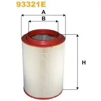 WIX FILTERS Luftfilter 93321E für IVECO S-WAY Filtereinsatz