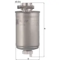MAHLE ORIGINAL Kraftstofffilter MAHLE KL 197