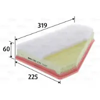 Valeo Luftfilter 585479 für Chrysler PT Cruiser