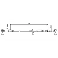 METZGER Bremsschlauch 4111649