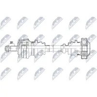 NTY NPW-ME-193 Antriebswelle Hinten Links Hinten Rechts passend für MERCEDES-BENZ Stufenheck (W124) W124 T-modell (S124) E-Klasse Limousine (W124)