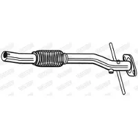 Walker Abgasrohr 10658