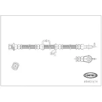 CORTECO Bremsschlauch 49401574