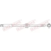 Quick Brake 50.202X Bremsschlauch für OPEL INSIGNIA Caravan INSIGNIA INSIGNIA Stufenheck für VAUXHALL Insignia Mk I (A) Schrägheck (G09)