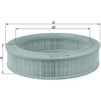 MAHLE ORIGINAL Luftfilter [Hersteller-Nr. LX81] für Renault, Aro, Ford, Saab, Alpine