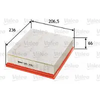 Valeo Luftfilter 585296 für Volvo Ford S40 II V50 Focus S-Max C30 Mondeo IV