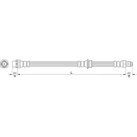 METZGER Bremsschlauch GREENPARTS 4110478