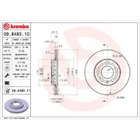 Brembo Bremsscheibe 09.8483.11