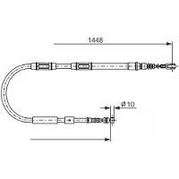 Bosch Seilzug, Feststellbremse 1 987 482 899
