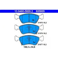 Ate Bremsbelagsatz 13.0460-5809.2, Vorne