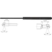 METZGER 2110047 Gasfeder Heckklappendämpfer für RENAULT KANGOO (KC0/1) 690mm