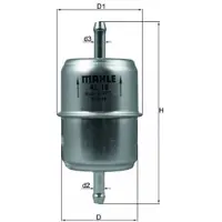 MAHLE ORIGINAL Kraftstofffilter KL 18
