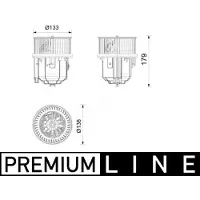 MAHLE ORIGINAL Innenraumgebläse BEHR AB 429 000P