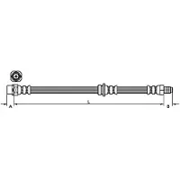 METZGER Bremsschlauch 4111098