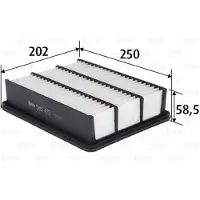Valeo Luftfilter 585473