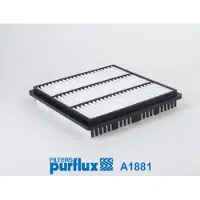 PURFLUX Luftfilter A1881 für MITSUBISHI L 200 / Triton Pickup (KAT, KBT) Filtereinsatz