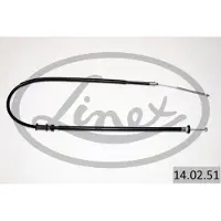 Linex Handbremsseil 14.02.51 Links für FIAT PANDA (169) 1450/1200mm