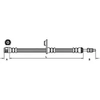 METZGER Bremsschlauch 4110226
