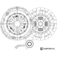 Blue Print Kupplungssatz Kupplung für FORD Transit Mk6 Kasten (V347, V348, FA) ADBP300152