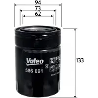 Valeo Ölfilter 586091 für Ford Usa Maverick Ranger Explorer