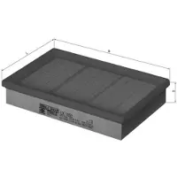 MAHLE ORIGINAL Luftfilter MAHLE LX 1053