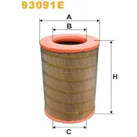 WIX FILTERS Luftfilter WIX 93091E