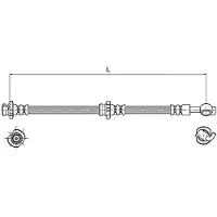 METZGER Bremsschlauch 4110129