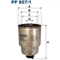 FILTRON Kraftstofffilter PP857/1