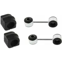MAPCO 53798 Stabilisatorlager Reparatursatz für VW Transporter IV Bus (70B, 70C, 7DB, 7DK, 70J, 70K, 7DC, 7DJ) Vorne 23mm Gummilager
