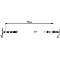 Bosch Seilzug, Feststellbremse 1 987 477 569