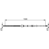 Bosch Seilzug, Feststellbremse 1 987 482 266