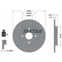 Textar Bremsscheibe 92352203, 1 Stück