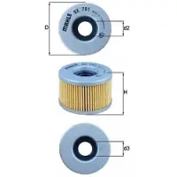 MAHLE ORIGINAL Ölfilter OX 791