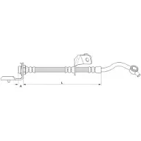 METZGER Bremsschlauch 4110819