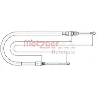 METZGER Seilzug, Feststellbremse [Hersteller-Nr. 10.6224] für Peugeot