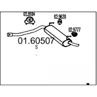 MTS Endschalldämpfer 01.60507