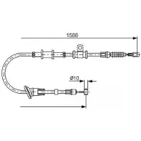Bosch Seilzug, Feststellbremse 1 987 482 246