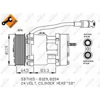 NRF Klimakompressor 32751