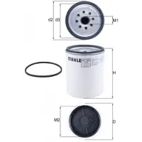 MAHLE ORIGINAL Kraftstofffilter KC 384D